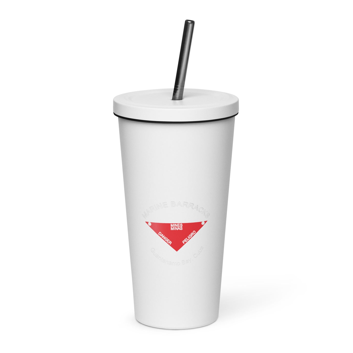 1961 Insulated tumbler with a straw