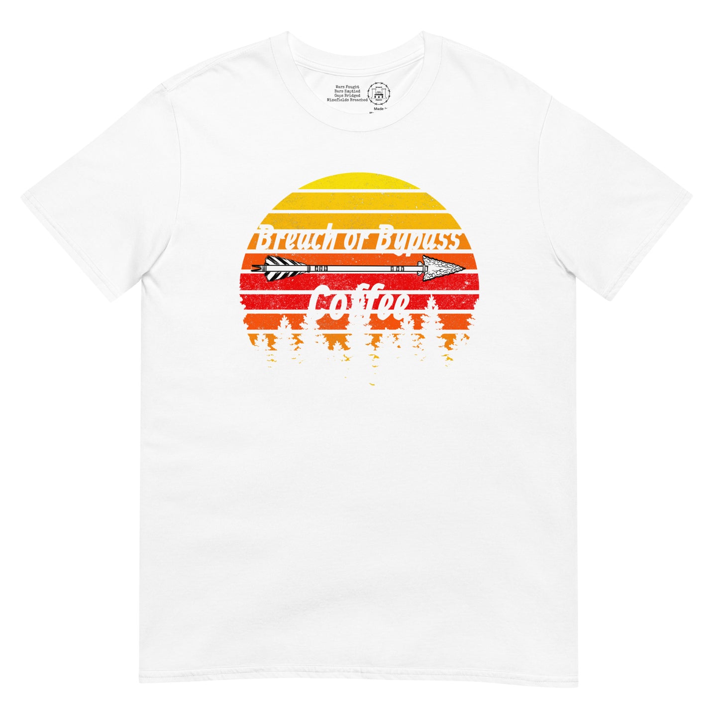 BorB Coffee Arrow Sun Short-Sleeve Unisex T-Shirt Jenn