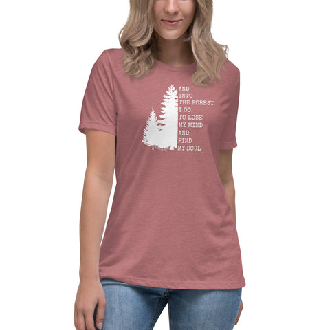 Into the Forest Women's Relaxed T-Shirt military
