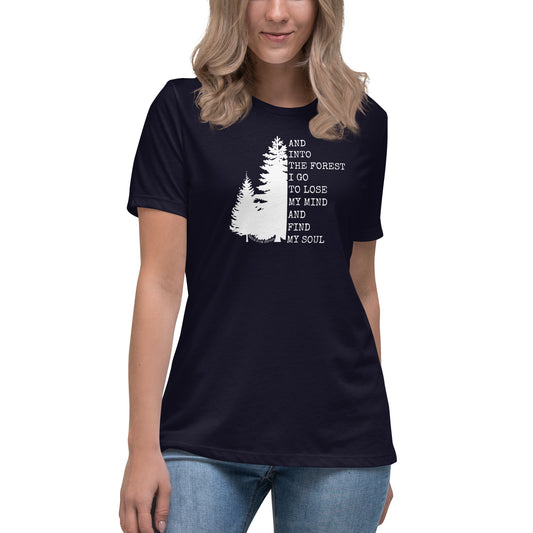Into the Forest Women's Relaxed T-Shirt military