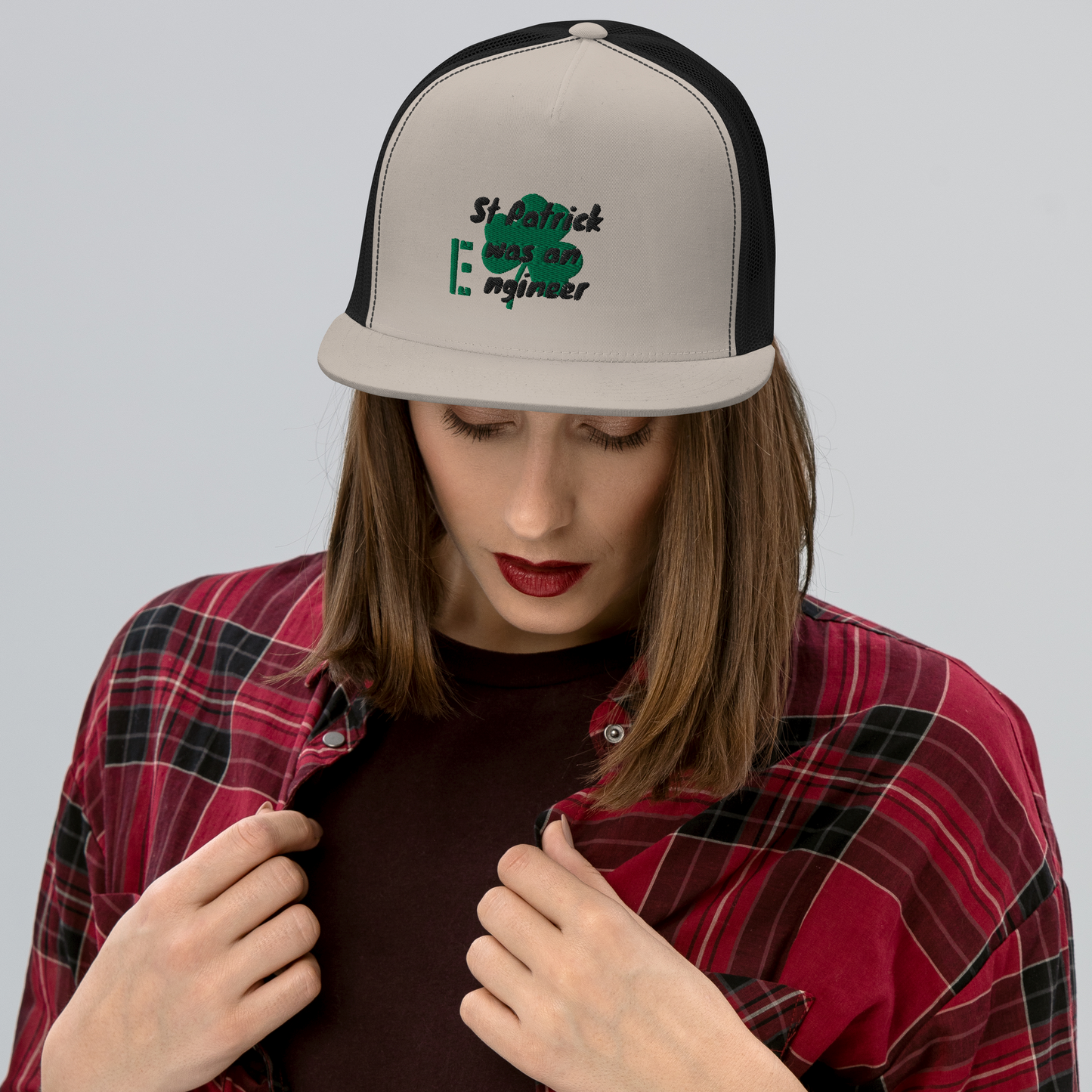St Patty Engineer Trucker Cap military accessories