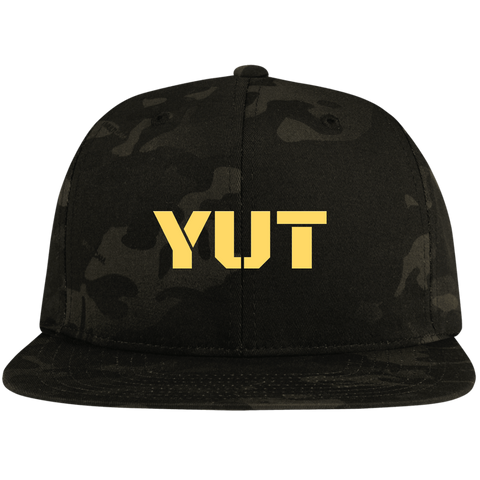 YUT Flat Bill High-Profile Snapback Hat