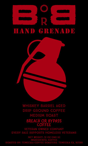 Hand Grenade Whiskey Barrel Aged coffee