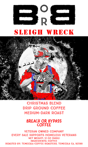 Sleigh Wreck Christmas Blend coffee