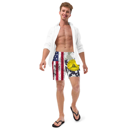 Flag Gadsden Men's swim trunks military