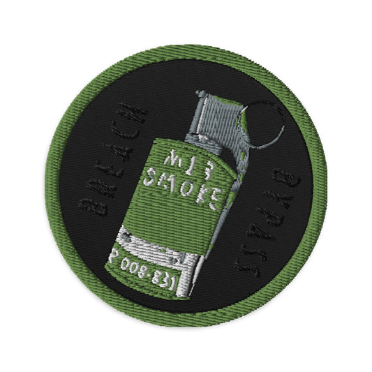 BorB Smoke Grenade Embroidered patches accessories