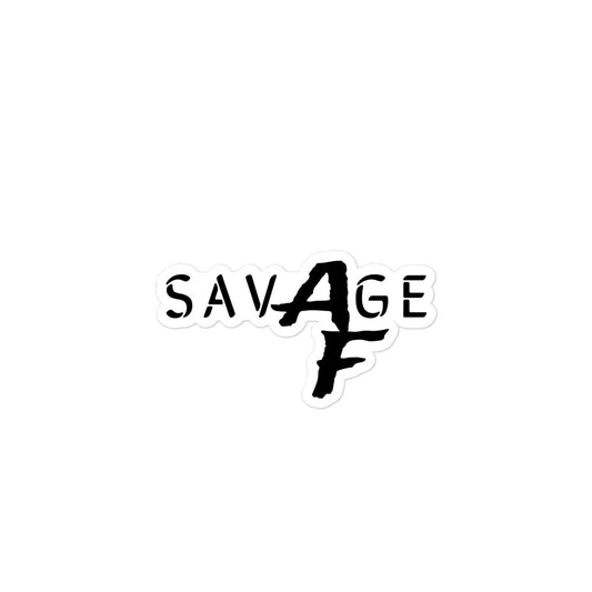 Savage AF Bubble-free stickers accessories