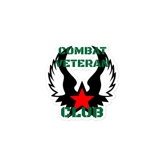 Combat Veteran Club stickers accessories