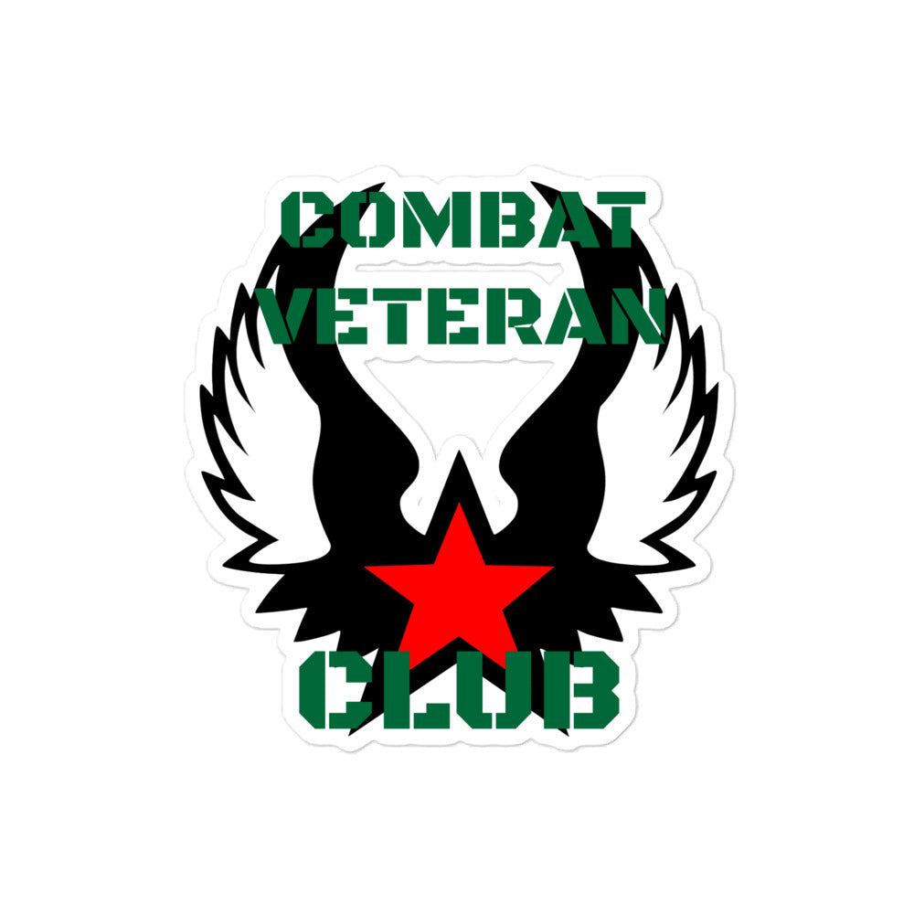 Combat Veteran Club stickers accessories