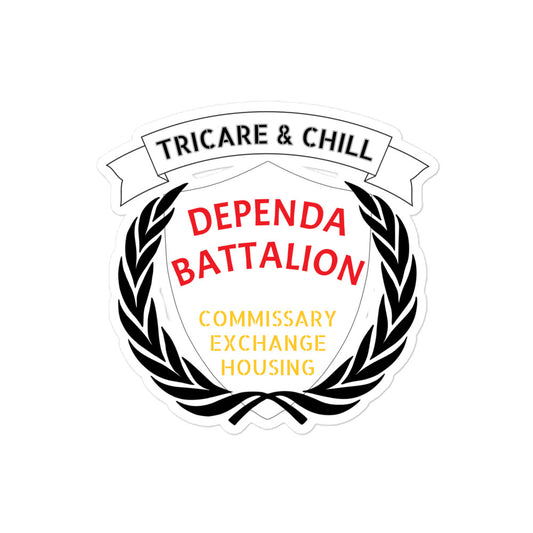 Dependa Battalion Bubble-free stickers accessories