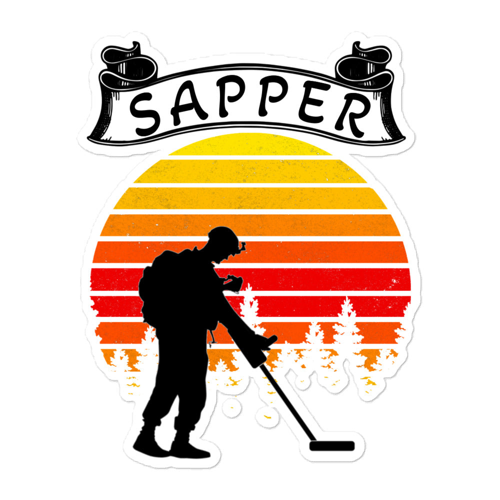 Sapper Landscape Bubble-free stickers engineer accessories