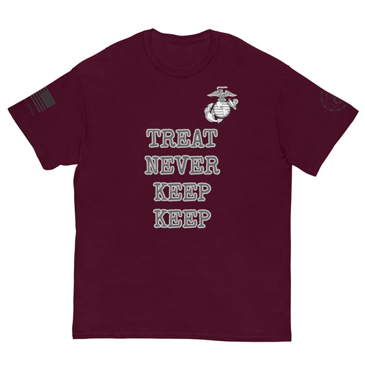 Treat Never Keep Keep Men's classic tee military