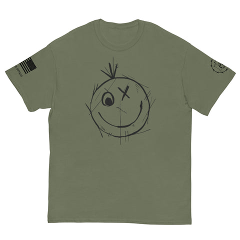 Smiley Face BorB Men's classic tee military engineer