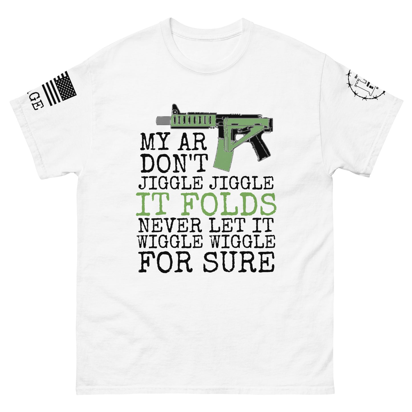 My AR Jiggle Jiggle Men's classic tee military