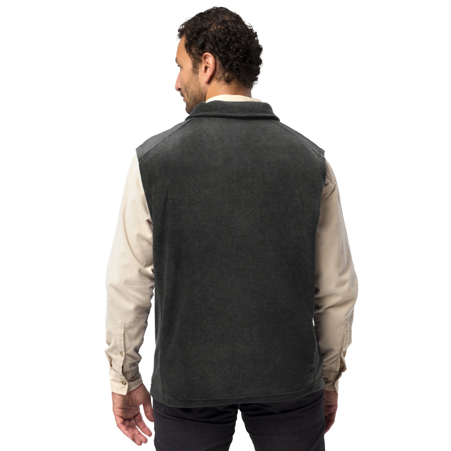 BorB logo Men’s Columbia fleece vest military