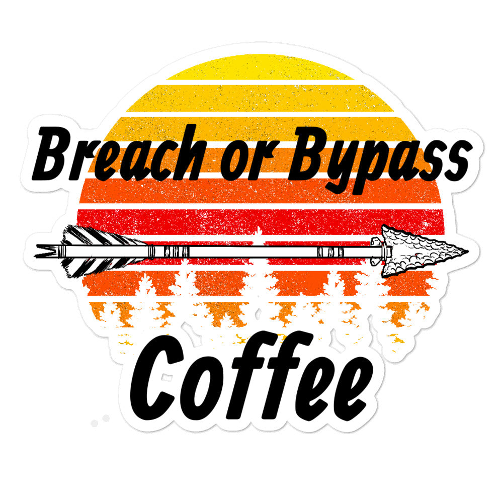BorB Coffee Sun Arrow Bubble-free stickers accessories