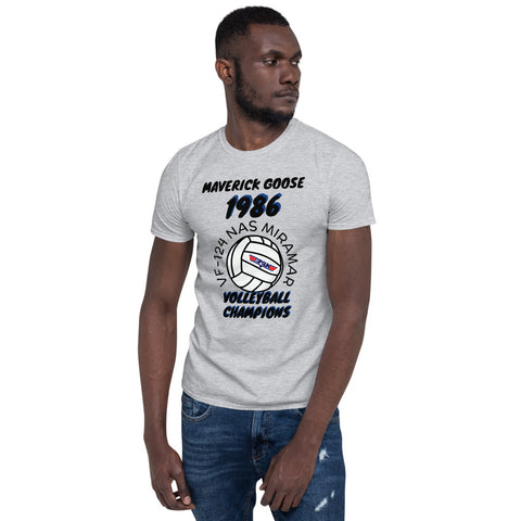 Volleyball Top Gun Short-Sleeve Unisex T-Shirt funny
