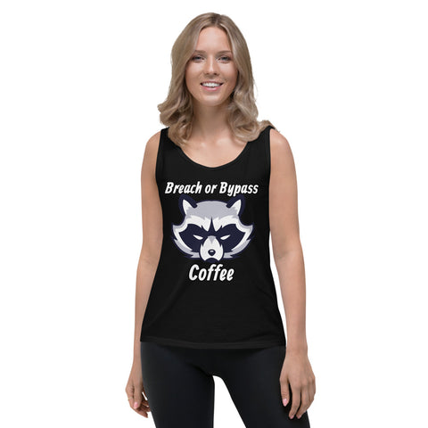 BorB Coffee Raccoon Ladies' Tank