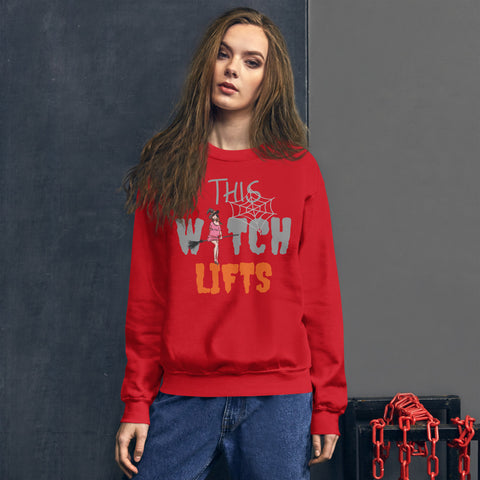 Witch Lifts Unisex Sweatshirt funny seasonal