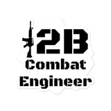 12B Combat Engineer Bubble-free stickers accessories