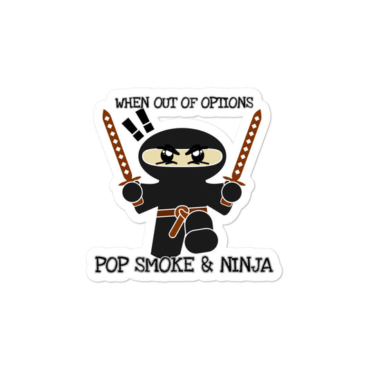 Pop Smoke Ninja Bubble-free stickers accessories
