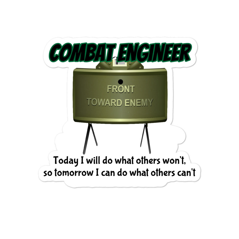 Claymore Combat Engineer Bubble-free stickers accessories