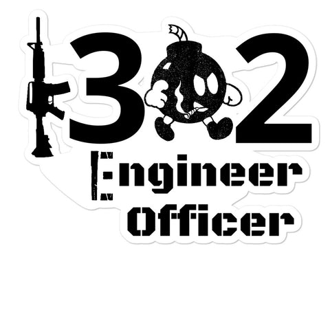 1302 Engineer Officer Bubble-free stickers accessories
