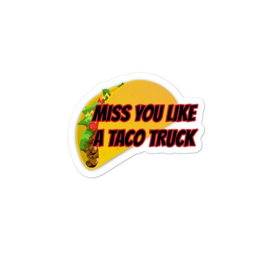 Taco Truck Bubble-free stickers accessories
