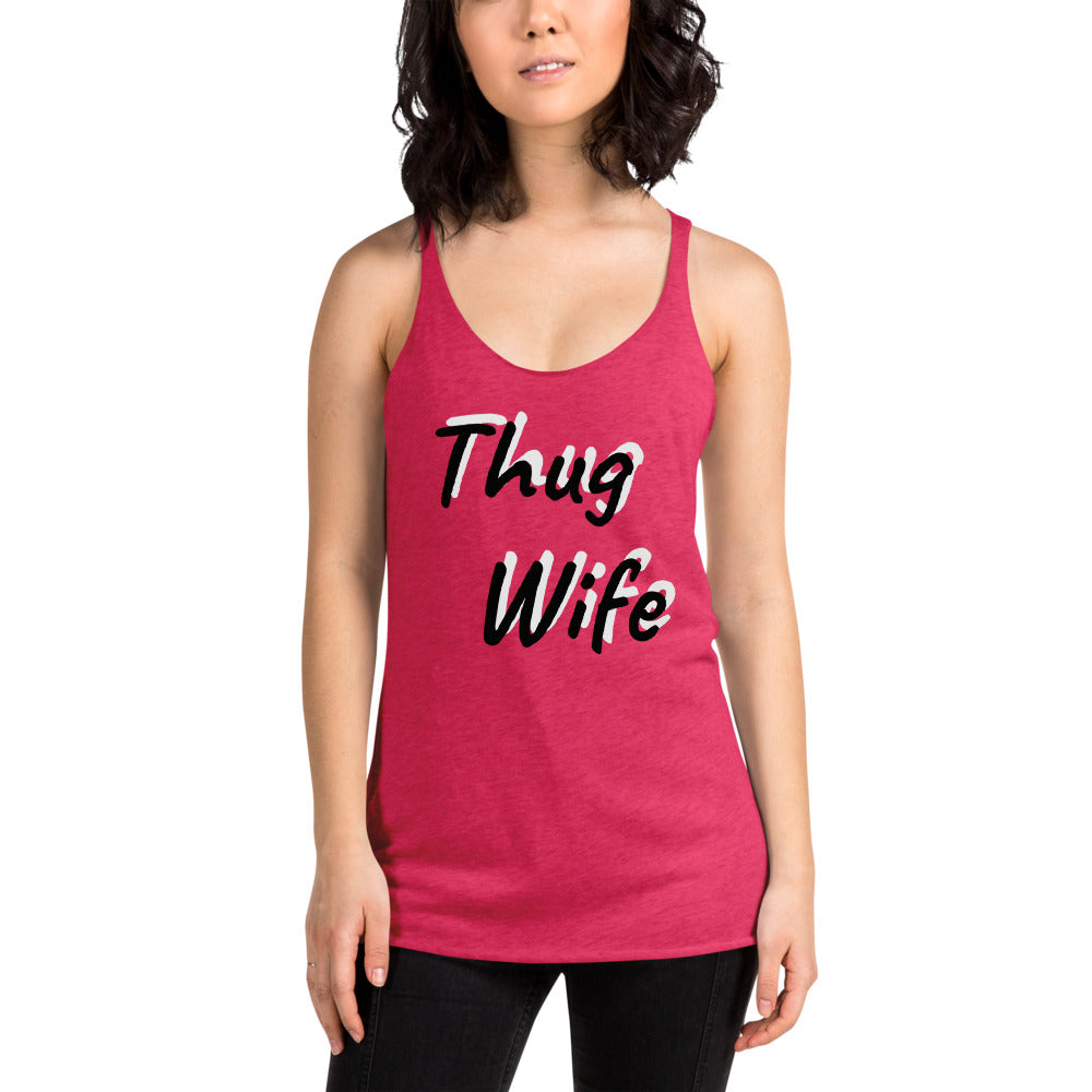 Thug Wife Women's Racerback Tank Dive Bar