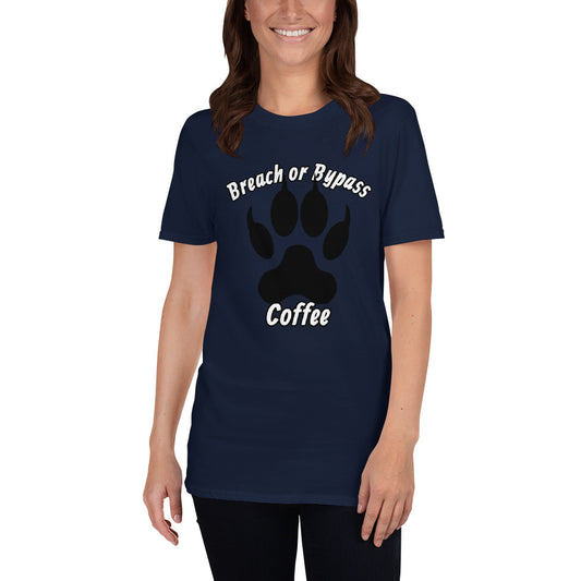 BorB Coffee Wolf Print Short-Sleeve Unisex T-Shirt