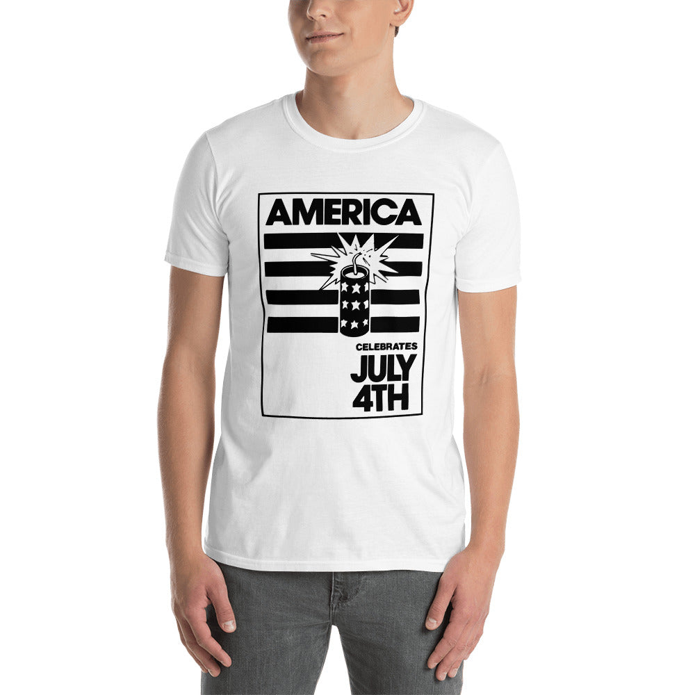 America 4th July Short-Sleeve Unisex T-Shirt accessories