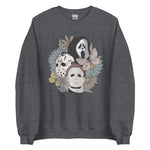 Jason Michael Scream Floral Unisex Sweatshirt seasonal