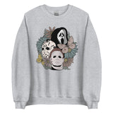Jason Michael Scream Floral Unisex Sweatshirt seasonal