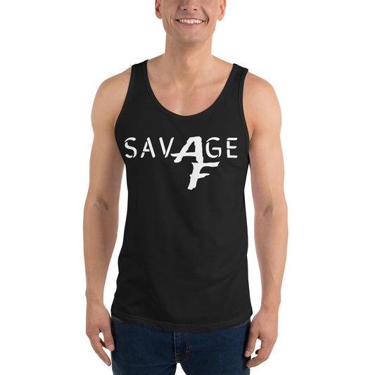 Savage AF Unisex Tank Top military