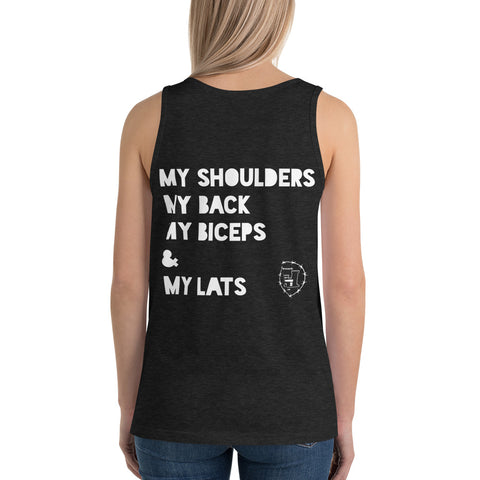 Workout Unisex Tank Top accessories