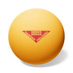 1961 Landmine Sign Ping Pong Balls, 6 pcs