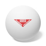 1961 Landmine Sign Ping Pong Balls, 6 pcs