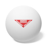 1961 Landmine Sign Ping Pong Balls, 6 pcs