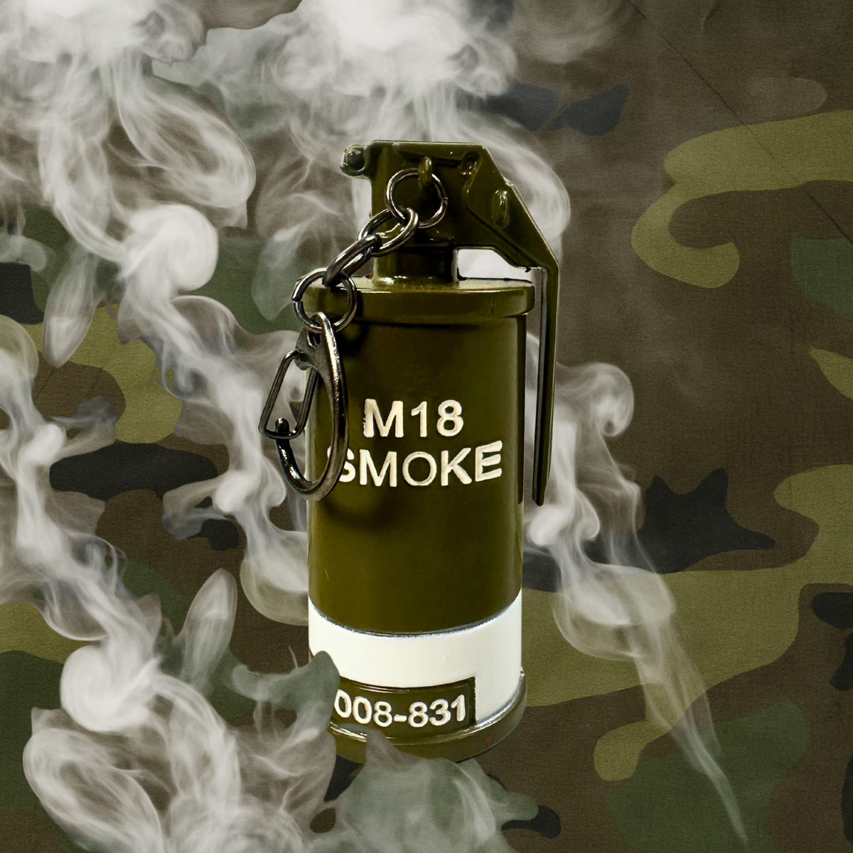 Mini Smoke Grenade Keychain – Tactical, Durable & Compact!