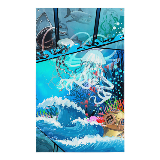 Ocean time Flag accessories