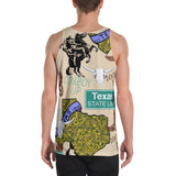 Texas all over print Unisex Tank Top accessories