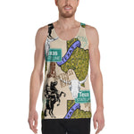 Texas all over print Unisex Tank Top accessories