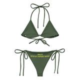 Claymore Bikini 1 All-over print recycled string bikini
