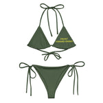 Claymore Bikini 1 All-over print recycled string bikini