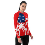 US Flag Women's Rash Guard accessories