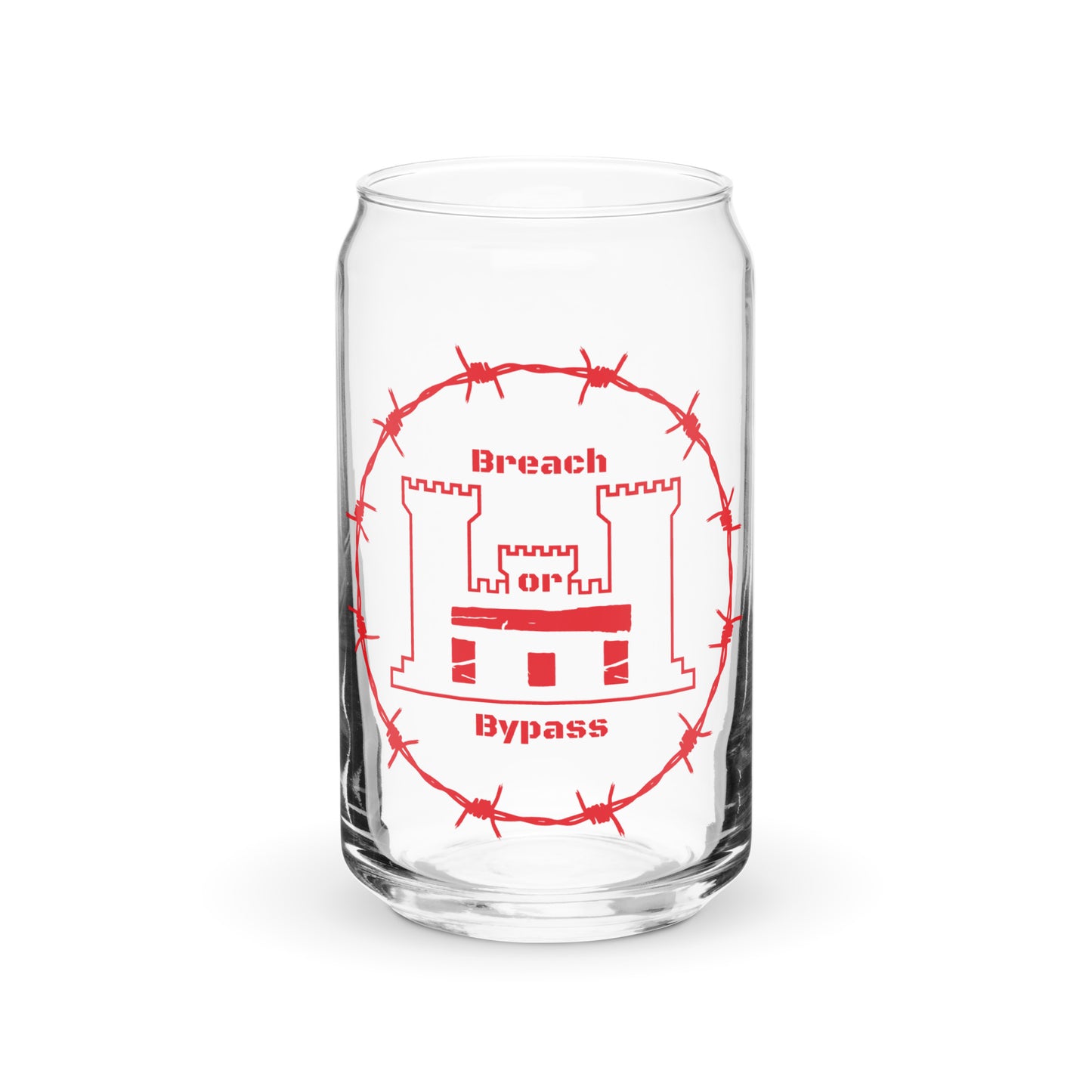 BorB Red Can-shaped glass accessories