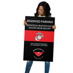 1961 PARKING SIGN Metal prints