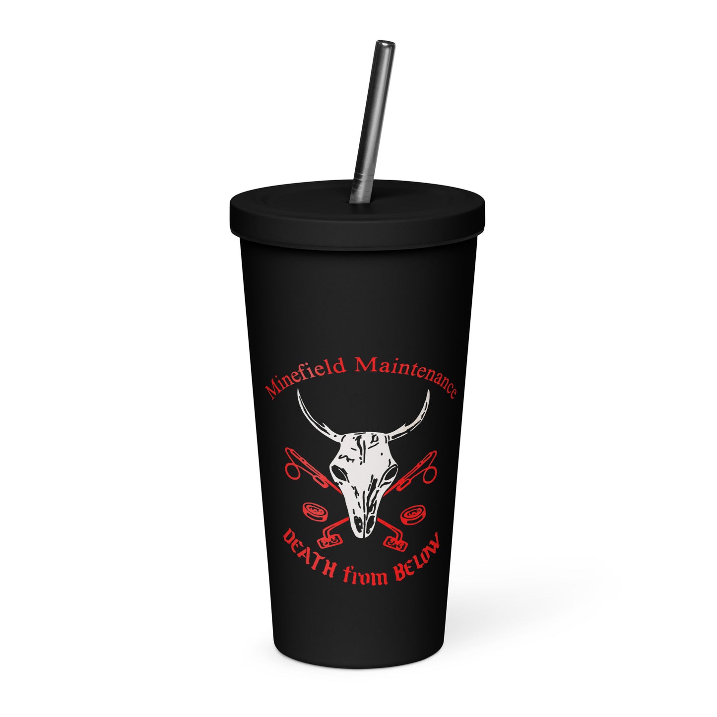 1961 Insulated tumbler with a straw