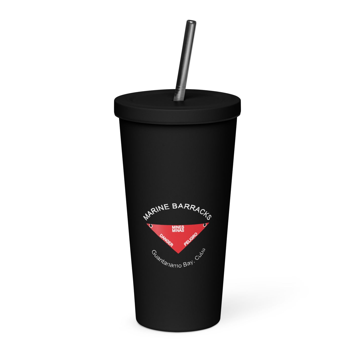 1961 Insulated tumbler with a straw