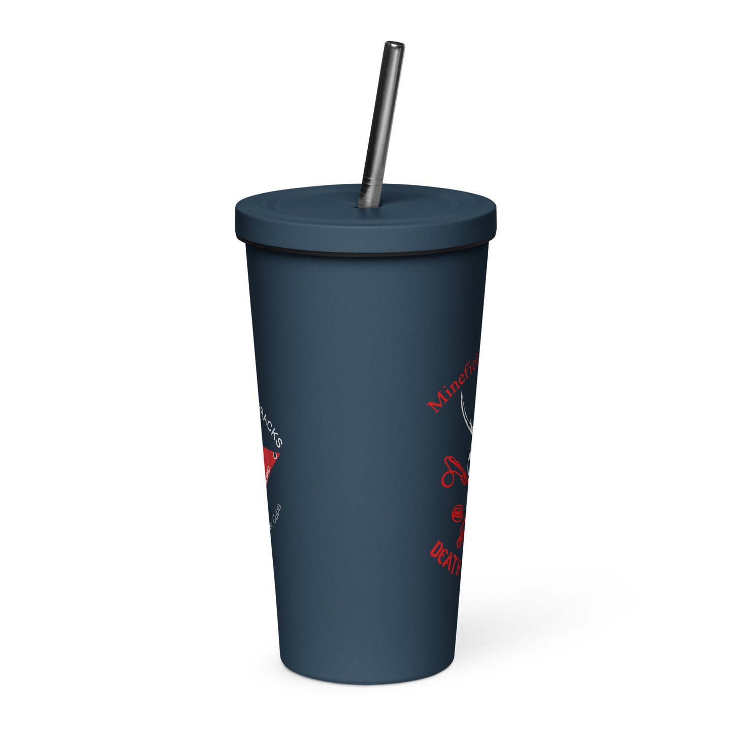 1961 Insulated tumbler with a straw